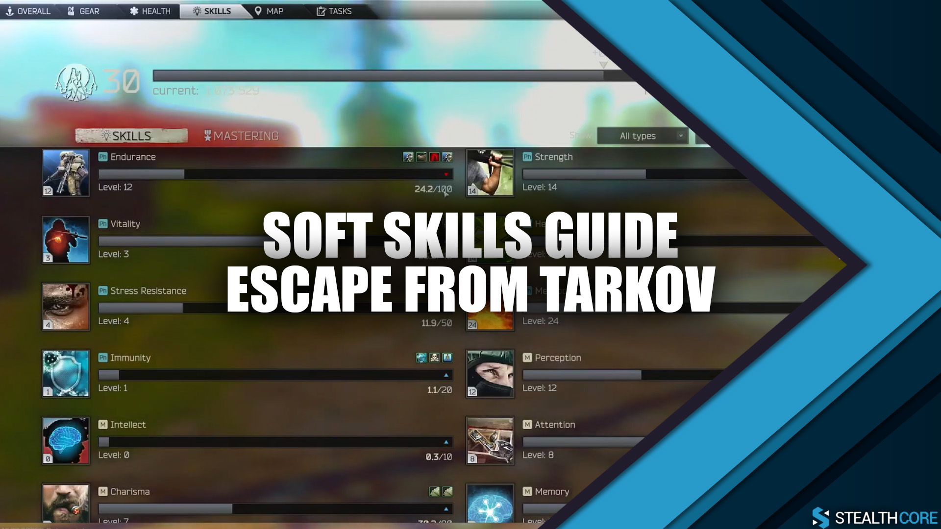 Escape from tarkov soft skills