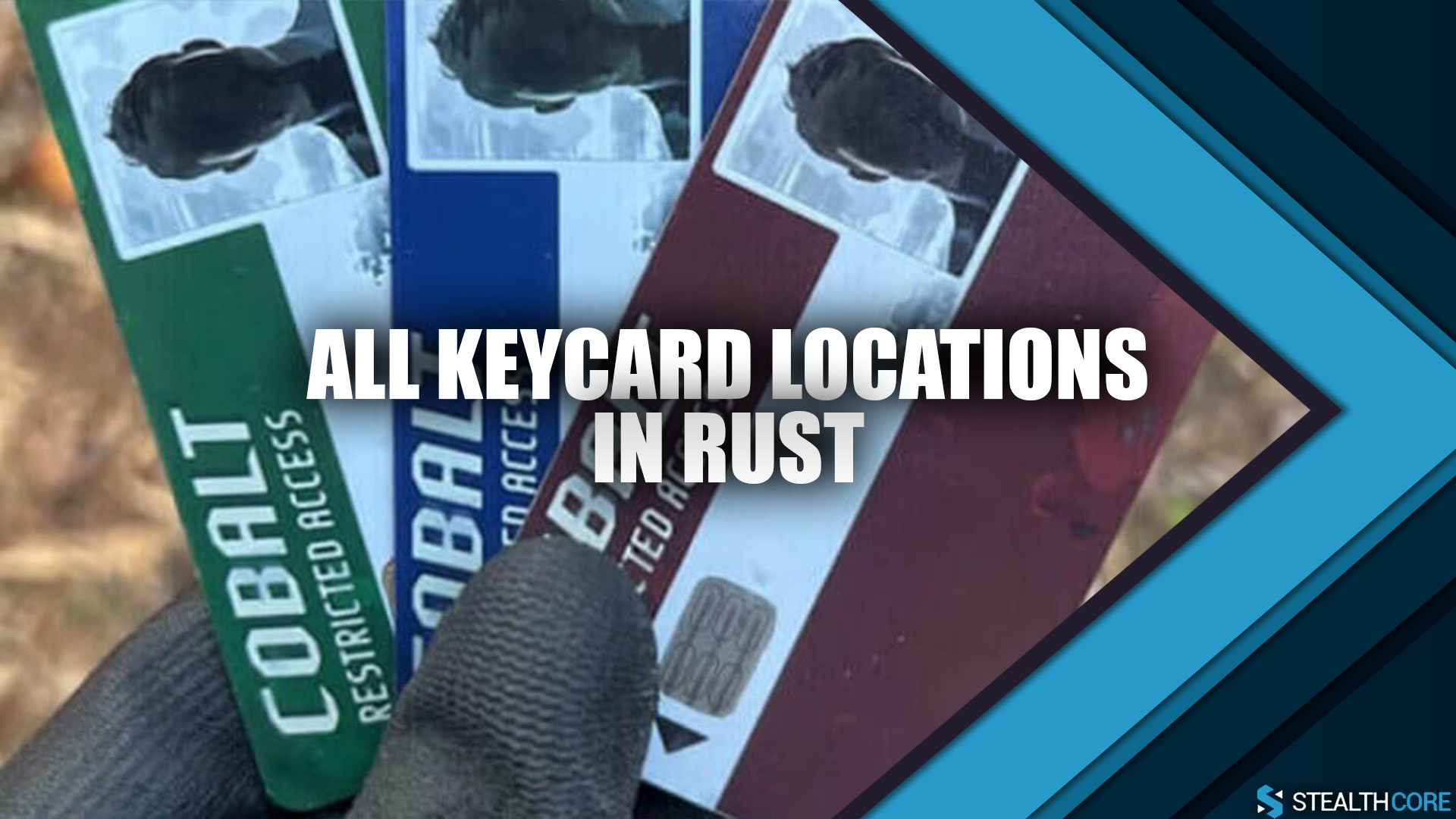 all keycard locations in rust