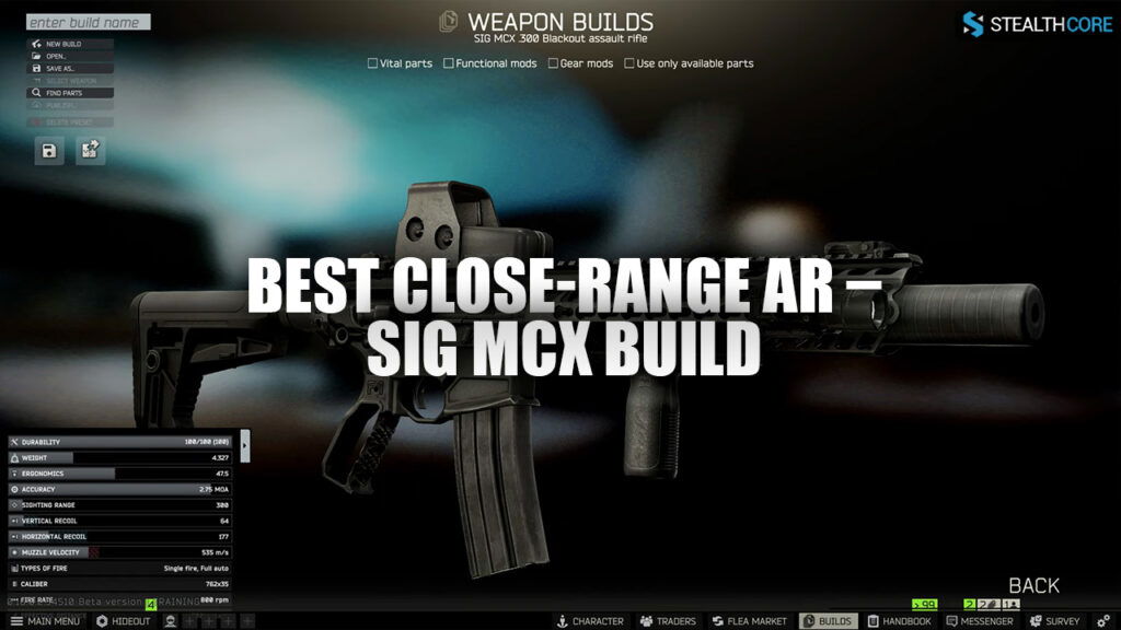 Best Close-Range AR – SIG MCX