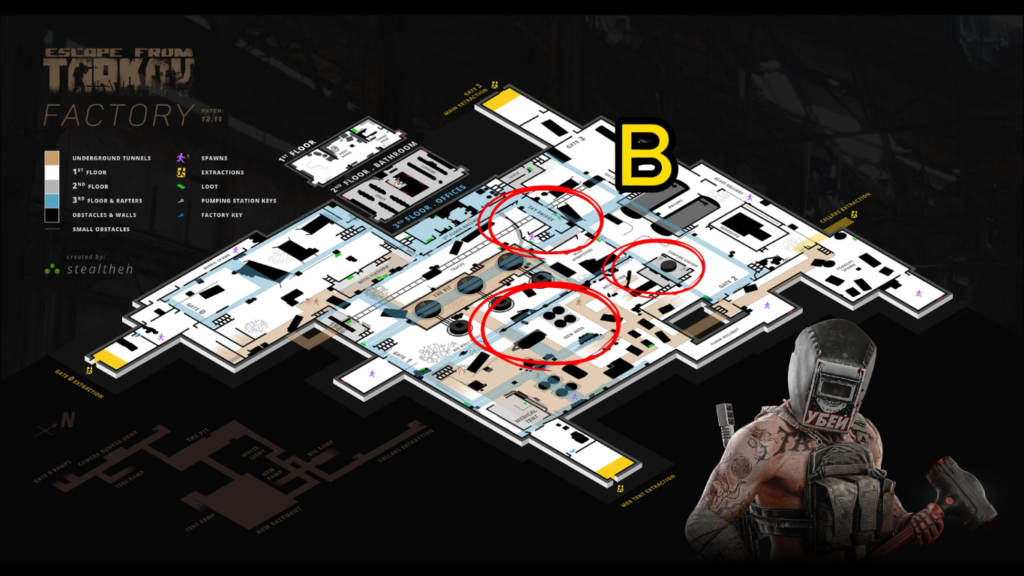 Tagilla Spawn Locations