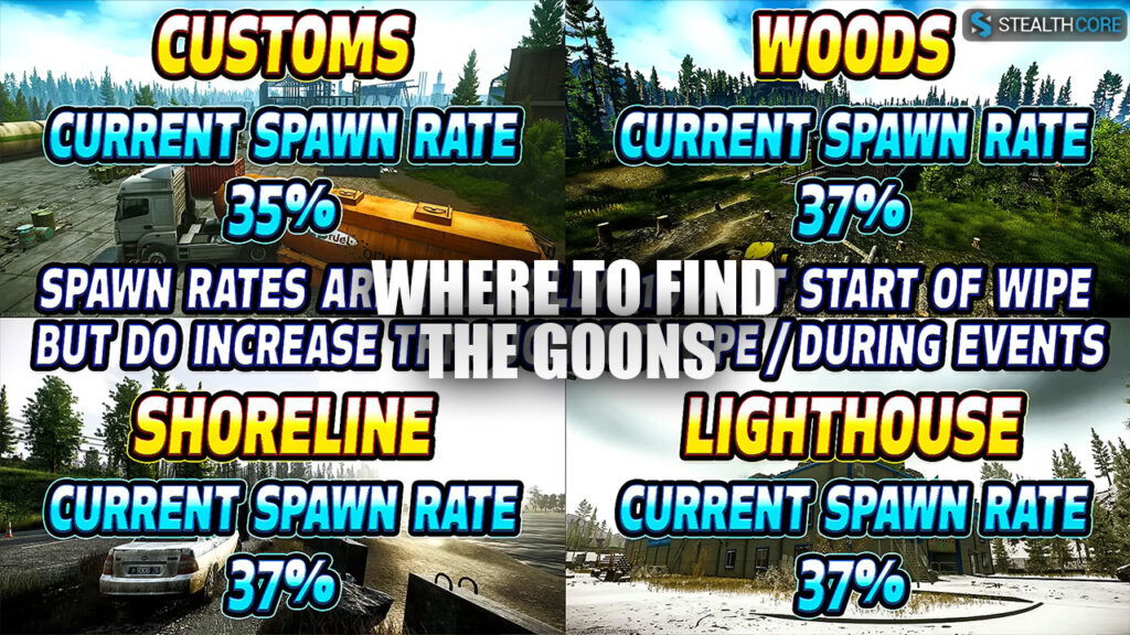 where to find the goons in tarkov