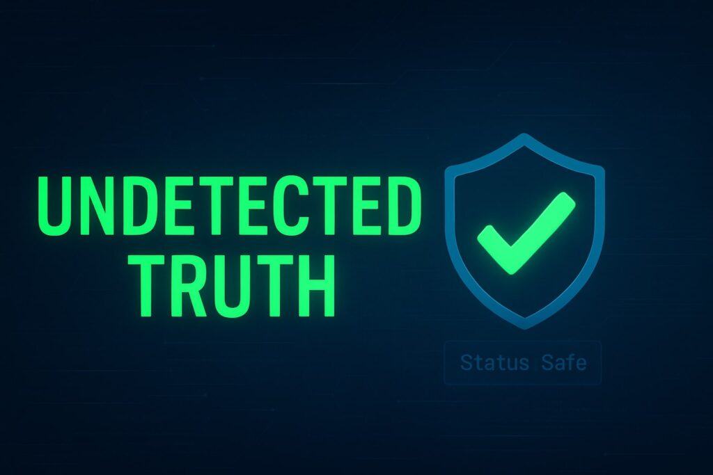 The truth about undetected cheats