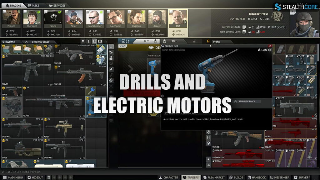 Drills and Electric Motors