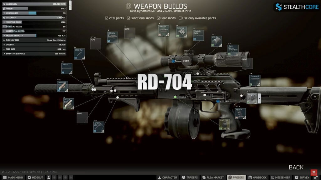 RD-704 assault rifle