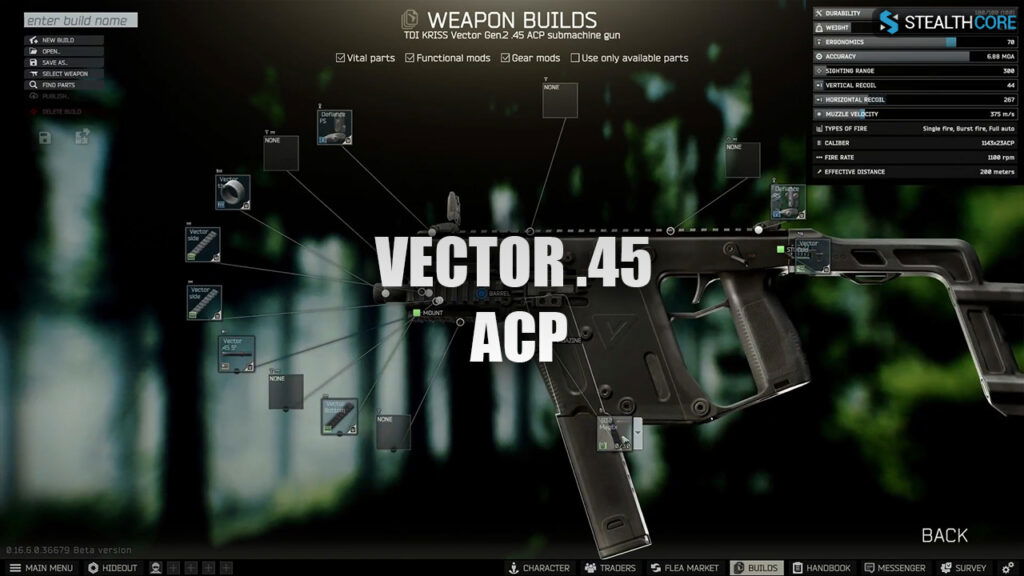 Vector .45 ACP SMG