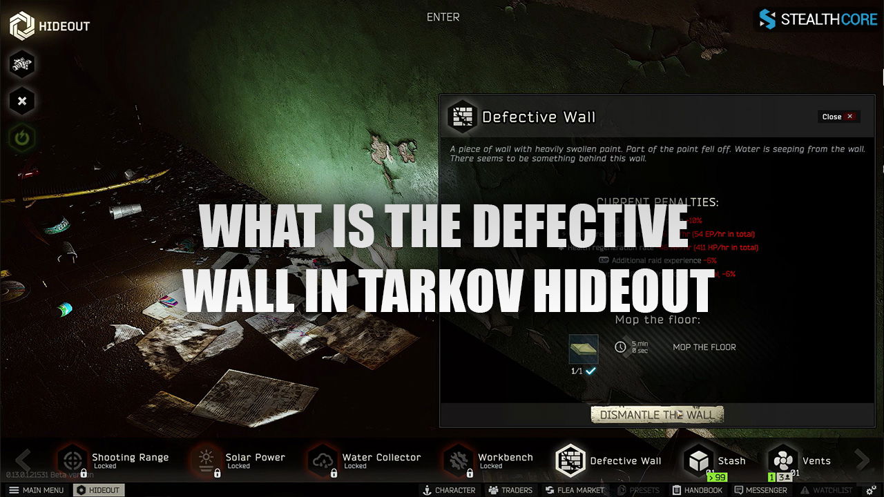 What is the Defective Wall in Tarkov