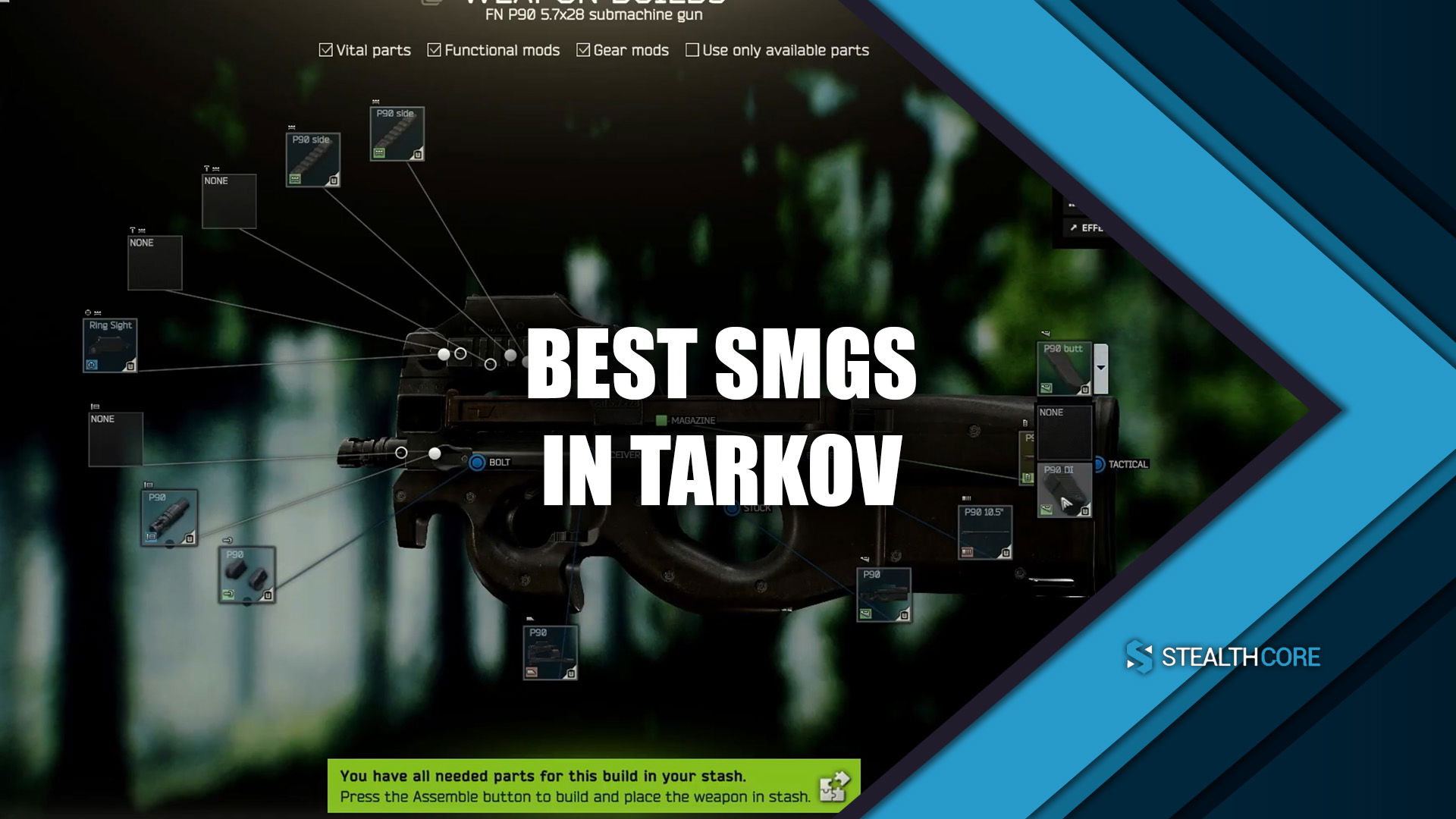 best smgs in tarkov