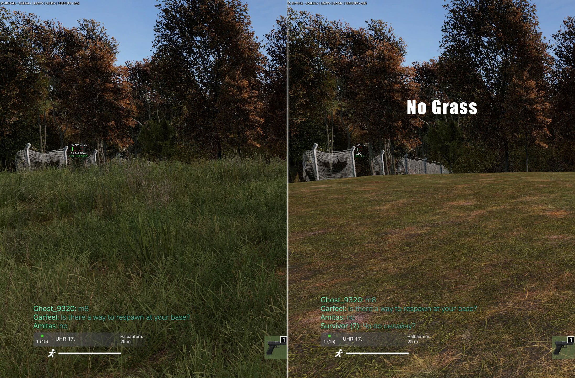 DayZ Remove Grass