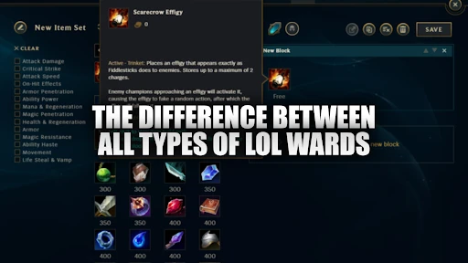 difference lol wards
