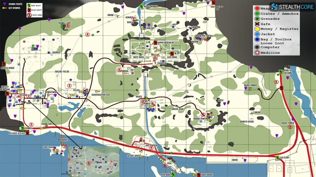 eft shoreline