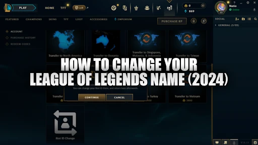 how to change lol name