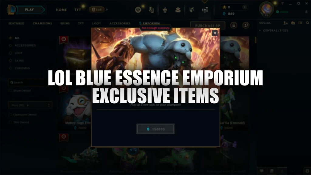 lol be emporium items