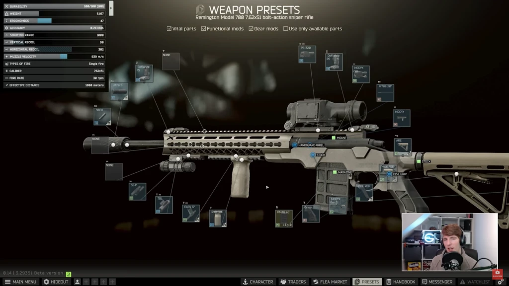 weapon presets